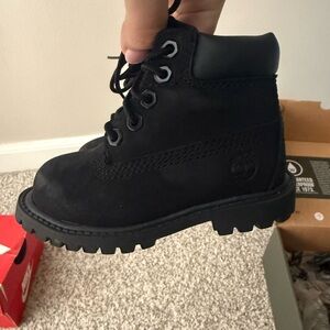 Timberland Black Nubuck Boots